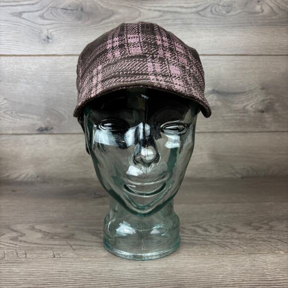 Gentle Fawn Brand Brooklyn Hat Women's One Size Brown Plaid Cap Y2K Bucket Hat - Picture 2 of 8
